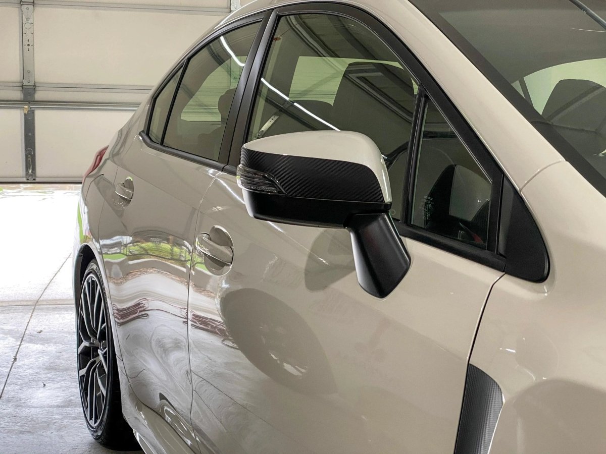 3D Carbon Turn Signal Mirror Cover Protector - 15+ WRX / STI - JDMuscleMirrorsSFB15WRXTSMP3DBK-13D Carbon (Black)