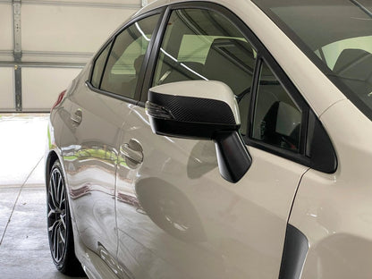 3D Carbon Turn Signal Mirror Cover Protector - 15+ WRX / STI - JDMuscleMirrorsSFB15WRXTSMP3DBK-13D Carbon (Black)