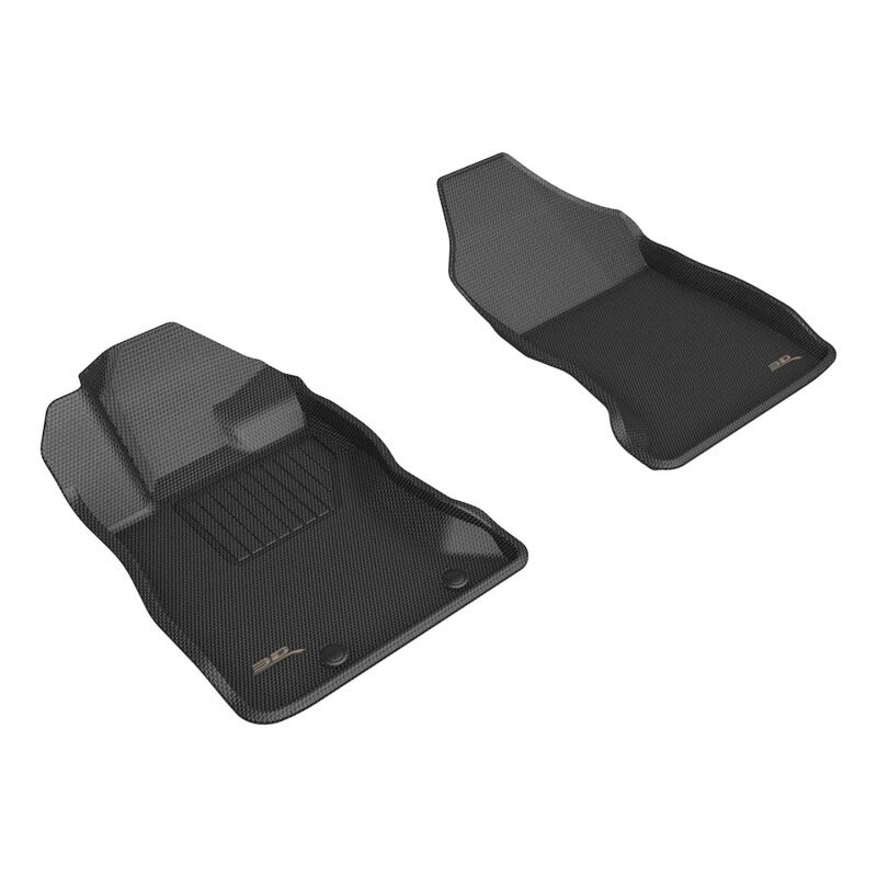 3D MAXider [22 - 26 WRX] Kagu Floor Mats (Front) - Black | L1SB03611509 - JDMuscleFloor MatsaceL1SB03611509
