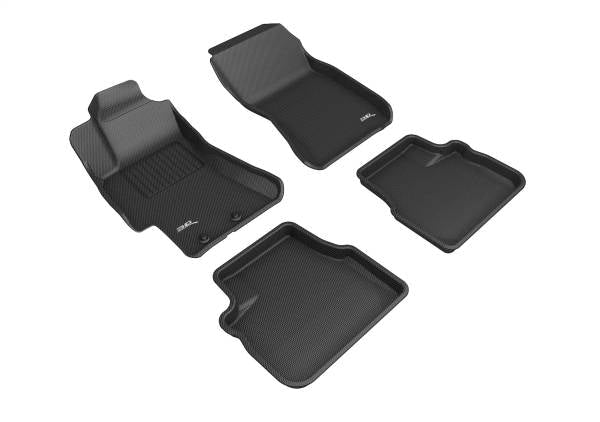 3D MAXpider [08 - 14 WRX/STI] Kagu Floormats (Font&Rear) - Black | L1SB02501509 - JDMuscleFloor MatsaceL1SB02501509