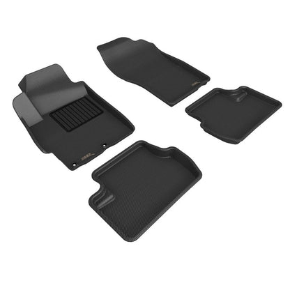 3D Maxpider 08 - 15 Mitsubishi Lancer Evolution X Kagu 1st 2nd Row - Floor Mat Set (Black) - JDMuscleNon - CategorizedaceL1MT00801509