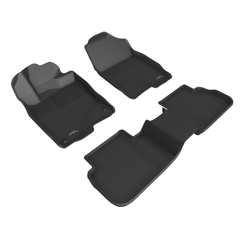 3D MAXpider [22-23 Civic/Integra] KAGU Floor Mats - Black, 4-Piece - JDMuscleFloor MatsaceL1AC01801509