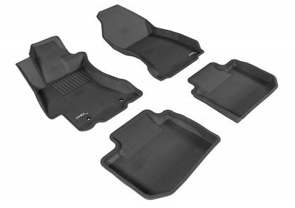 3DMaxpider 15-21 WRX / STI Front and Rear All-Weather Floor Liner Set Black | L1SB02001509