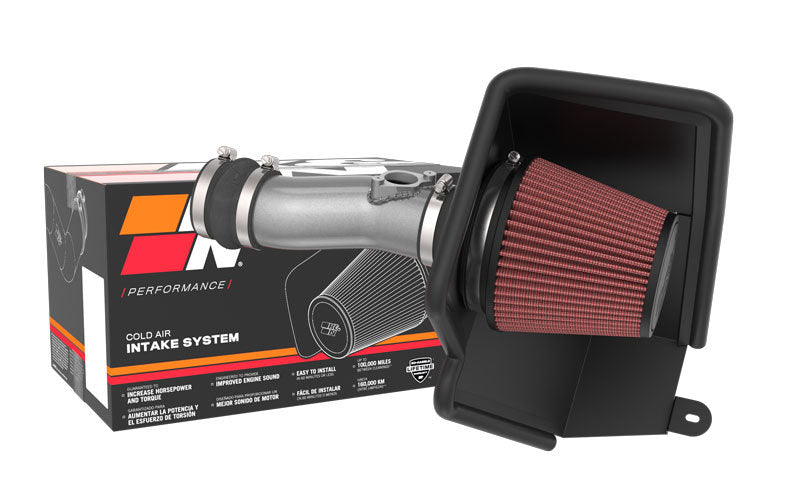 K&N 22-23 Civic, 22-23 Integra Typhoon Cold Air Intake - Silver Aluminum
