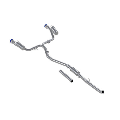 MBRP [22-25 Civic] [23-25 Integra] Armor Pro Cat-Back Exhaust - 3-Inch T304 Stainless Steel, Dual Split Rear, Burnt Tips