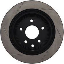 StopTech Power Slot [03-05 350Z] [03-05 G35] SportStop Slotted Rear Left Rotor - Black E-Coated