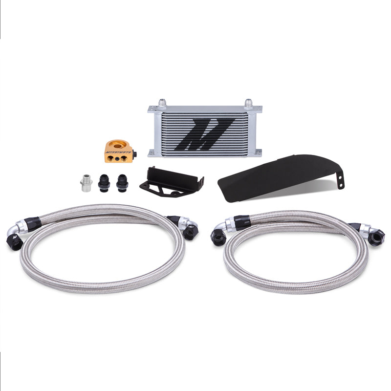 Mishimoto [17-21 Civic Type R] Direct-Fit Oil Cooler Kit - Silver, MMOC-CTR-17TSL