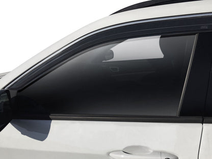 Husky Liners [22-24 Civic] Ventvisor Low Profile 4-Piece Window Deflectors - Smoke with Chrome Trim, Part HSL2884055
