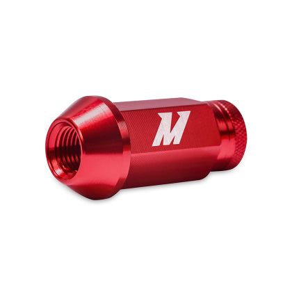 Mishimoto Aluminum Locking Lug Nuts M12x1.25 20pc Set Red | MMLG-125-20LRD