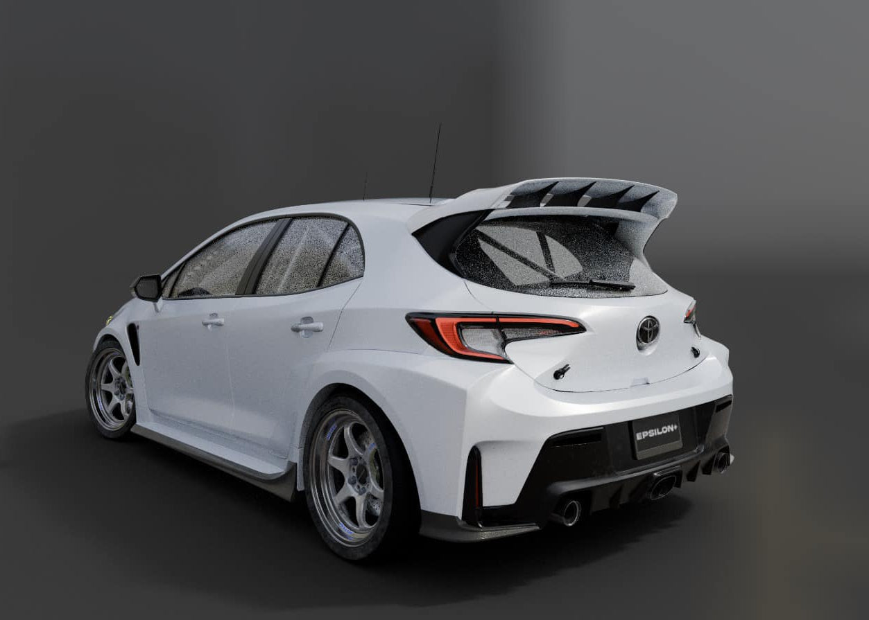 Epsilon+ [23-26 GR COROLLA E210] WRC Wing Strakes V2