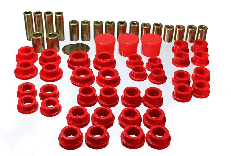 Energy Suspension [03-09 350Z / 03-07 G35 Coupe] Rear Control Arm Bushing Set - Red Polyurethane, Part 7.3122R