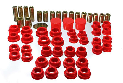 Energy Suspension [03-09 350Z / 03-07 G35 Coupe] Rear Control Arm Bushing Set - Red Polyurethane, Part 7.3122R