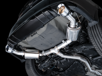 AWE Tuning [22-26 Civic Si/Integra] Touring Edition Catback Exhaust - Dual Chrome Silver Tips - Part AWE3015-32331