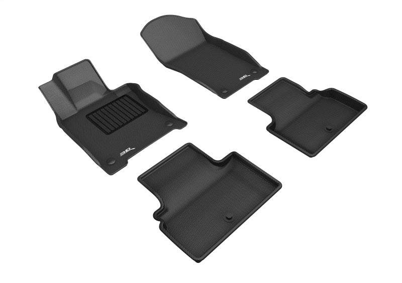 3D MAXpider [18-20 Infiniti Q50] KAGU Floor Mats - Full Set, Black