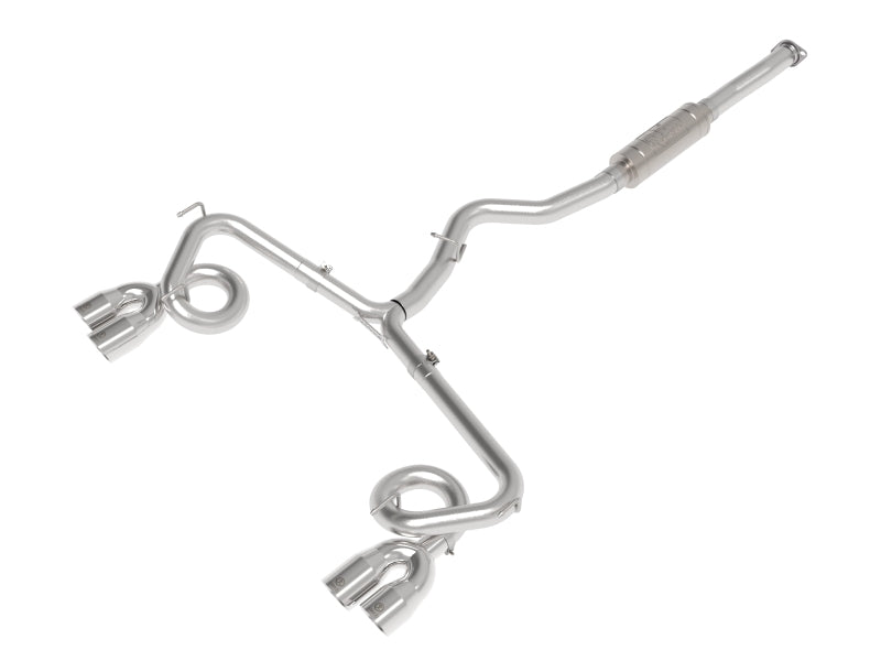 aFe Takeda Cat-Back Exhaust for [15-21 WRX/STI] - Polished Stainless Steel Tips