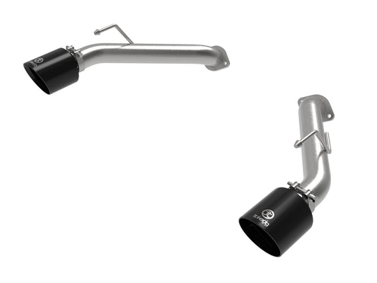 aFe 23-24 Nisan Z V6-3.0L Takeda 2-1/2in 304 SS Axle-Back Exhaust System w/ Black Tips | 49-36137-B