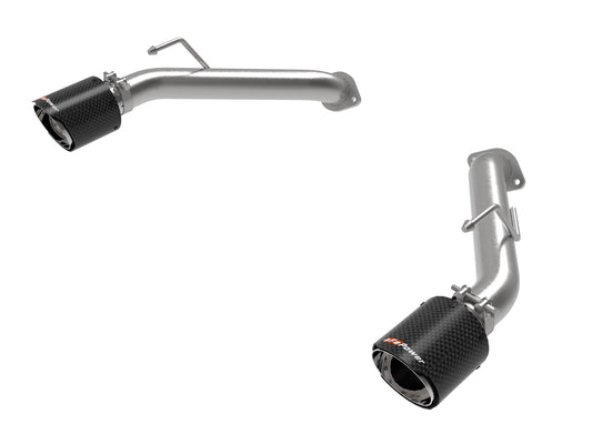 aFe 23-24 Nissan Z V6-3.0L (tt)Takeda Stainless Steel Axle-Back Exhaust System w/ Carbon Fiber Tip | 49-36137-C