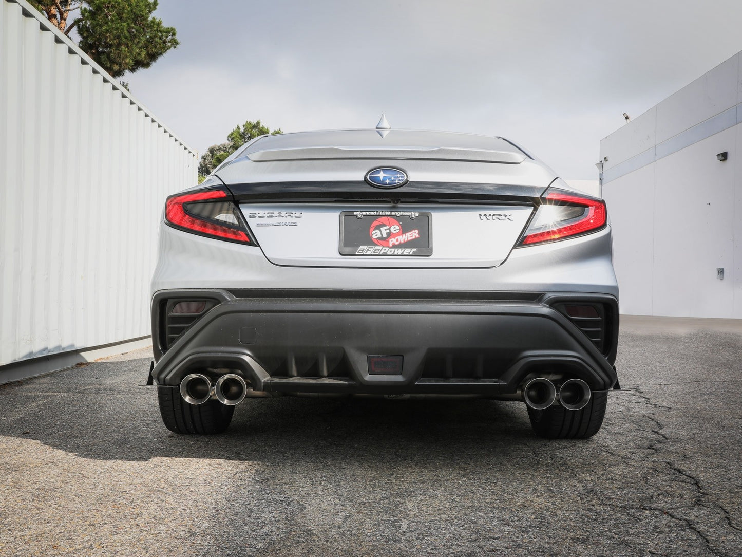 aFe POWER 22-24 WRX H4-2.4L(t)Takeda 3in to 2-1/2in 304 SS Cat-Back Exhaust w/ Polished Tips