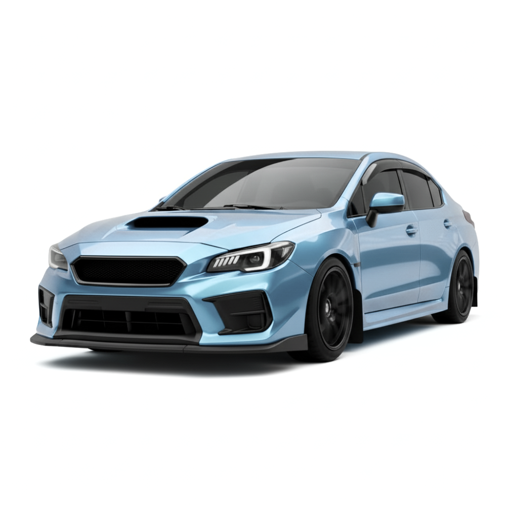 JDMuscle [18-21 WRX/STI] CS Style V2 Front Bumper Grille | Paint Matched/Gloss Black