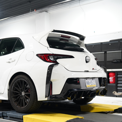 JDMuscle [23-26 GR Corolla] Carbon Fiber Rear Bumper Canards/Garnishes