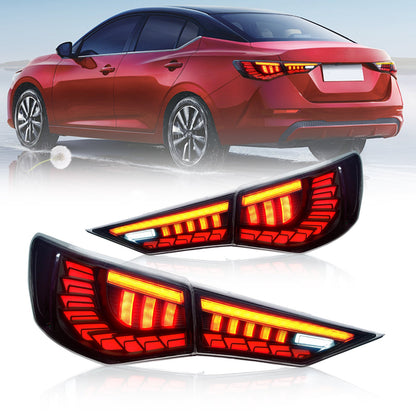 Archaic Full LED Tail Lights Assembly For 8th Gen Nissan Sentra 2020-2022