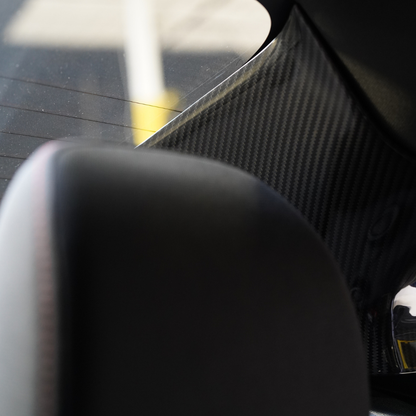 JDMuscle [22-26 WRX] Pre Preg Carbon Fiber Interior C Pillar Covers