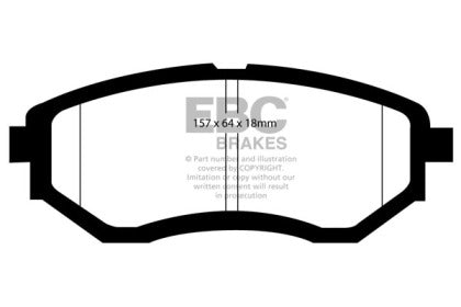 EBC [16-21 WRX 2.0T] Redstuff Front Brake Pads | DP31583C