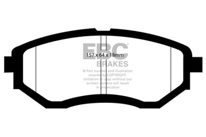 EBC [16-21 WRX 2.0T] Redstuff Front Brake Pads | DP31583C