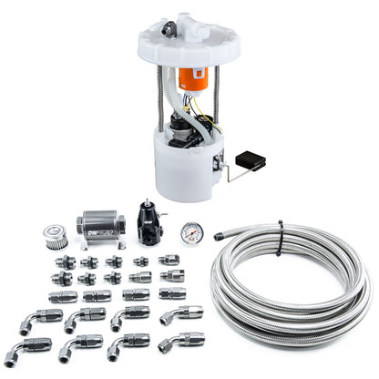 DeatschWerks [06-11 Civic Si] DW400 Pump Module and Return Kit with CPE Fuel Lines - Black