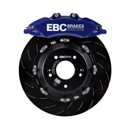 EBC Racing 2023+ Nissan 400Z Blue Apollo-6 Calipers 355mm Rotors Front Big Brake Kit | BBK044BLU-1