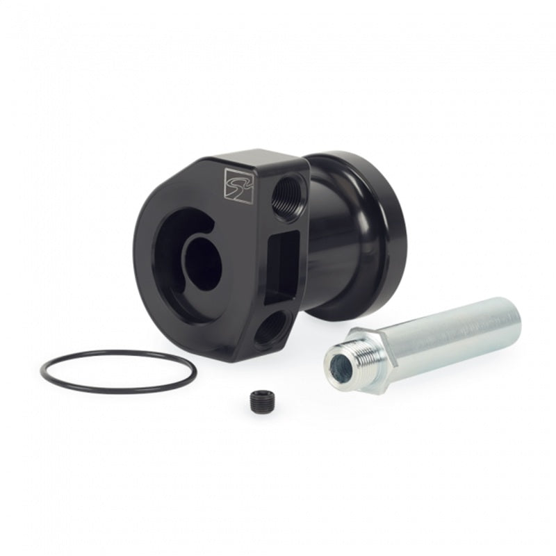 Skunk2 Racing [13-15 BRZ/FR-S] FA20 Oil Filter Sandwich Adapter - Black Anodized Aluminum