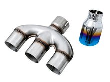 AWE Tuning [17-20 Civic Si] Dual-to-Triple Tip Conversion Kit - Vapor Blue