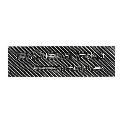 Racing Art Carbon Fiber Subaru AWD Trunk Emblem