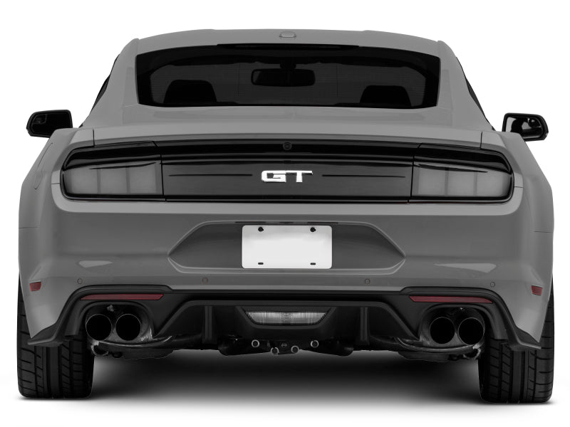 Raxiom 15-22 Ford Mustang Profile LED Tail Lights - Gloss Black Housing | Smoked Lens