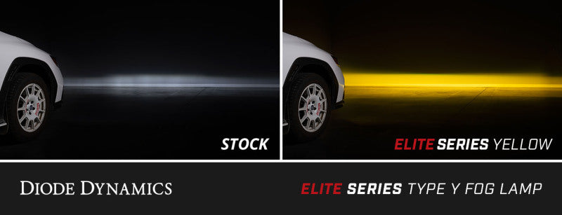 Diode Dynamics [17-20 BRZ] Elite Series Type Y LED Fog Lamps - Cool White with Amber Backlight (DD7985)