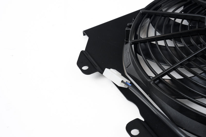 CSF [92-00 Civic] All-Aluminum Fan Shroud with 12-Inch SPAL Fan - Black Finish, CSF2858FB