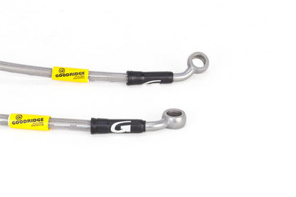 Goodridge [17-18 Civic Type R (FK8)] G-Stop Stainless Steel Brake Line Kit - Silver