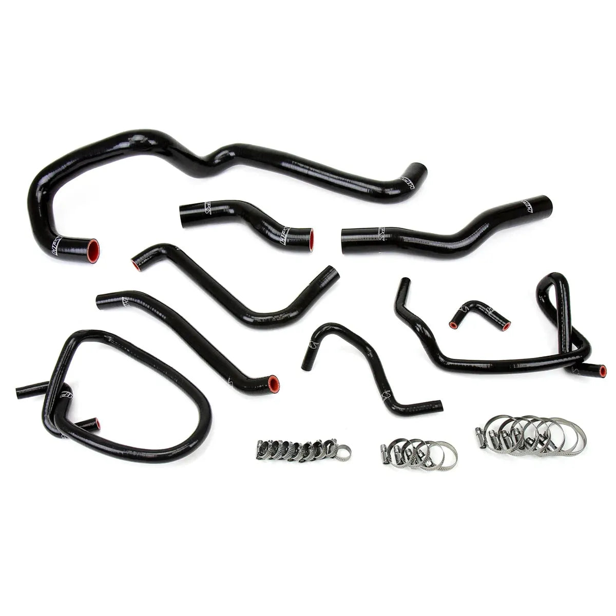 HPS [06-15 Mazda Miata 2.0L] High Temp Reinforced Silicone Radiator Hose Kit Coolant OEM Replacement - Black