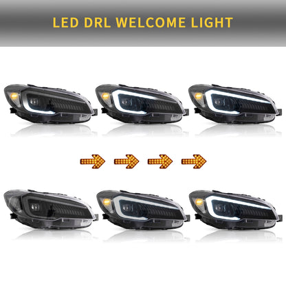 VLAND 15-21 WRX Base/Premium / 15-17 STI LED Projector Headlights