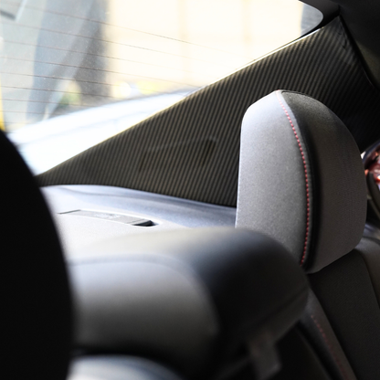 JDMuscle [22-26 WRX] Pre Preg Carbon Fiber Interior C Pillar Covers