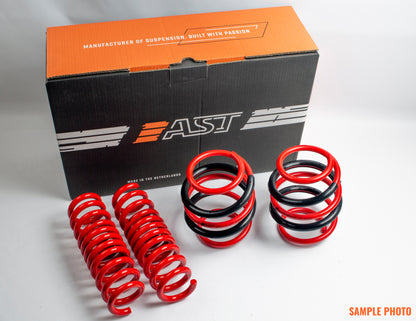 AST [02-07 Corolla] E12 2.0 D-4D Lowering Springs 35mm/35mm - Black