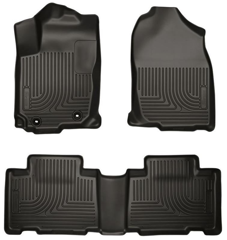 Husky Liners [14-16 Corolla] WeatherBeater Front and 2nd Seat Floor Liners - Black, HSL99531