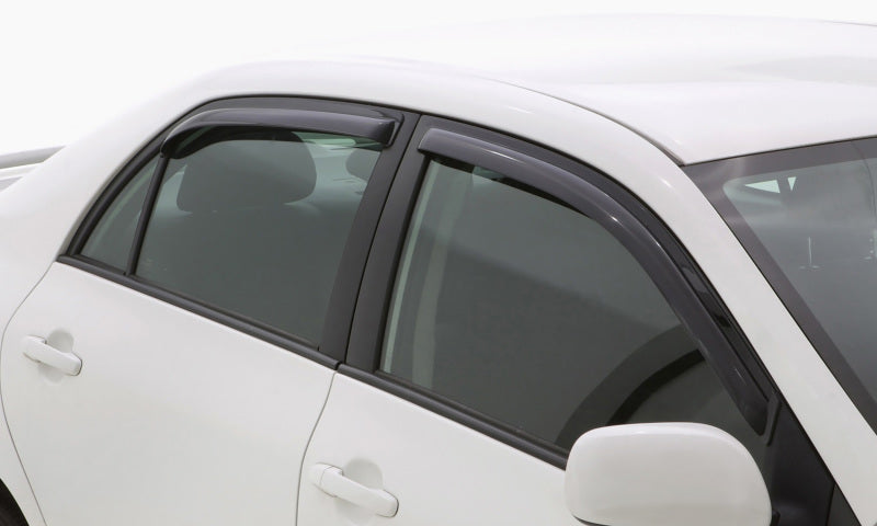 AVS [02-05 Civic] Ventvisor In-Channel Front & Rear Window Deflectors, 4-Piece - Smoke, Part Number AVS194213