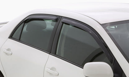 AVS [02-05 Civic] Ventvisor In-Channel Front & Rear Window Deflectors, 4-Piece - Smoke, Part Number AVS194213