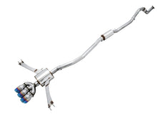 AWE Tuning [17-20 Civic Si] Touring Edition Exhaust with Front Pipe - Triple Vapor Blue Tips, AWE3015-59016