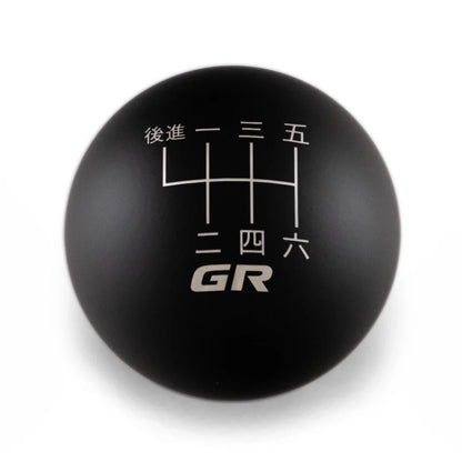 6 Speed GR Japanese - Weighted - 2022+ BRZ/GR86 Fitment - JDMuscleShift KnobBW-KNB-GR86-JPGR86-MBLK-SPMatte BlackSphere