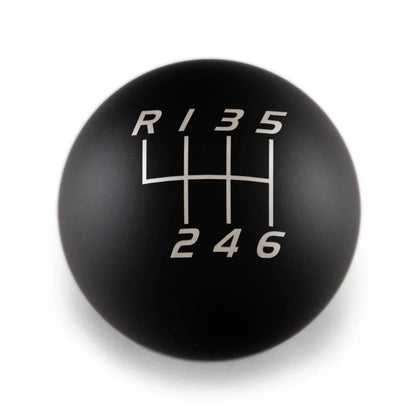 6 Speed Velocity Engraving - 2022+ BRZ/GR86 Fitment - JDMuscleShift KnobBW-KNB-BRZ2-VEL6-MBLK-SPMatte BlackSphere