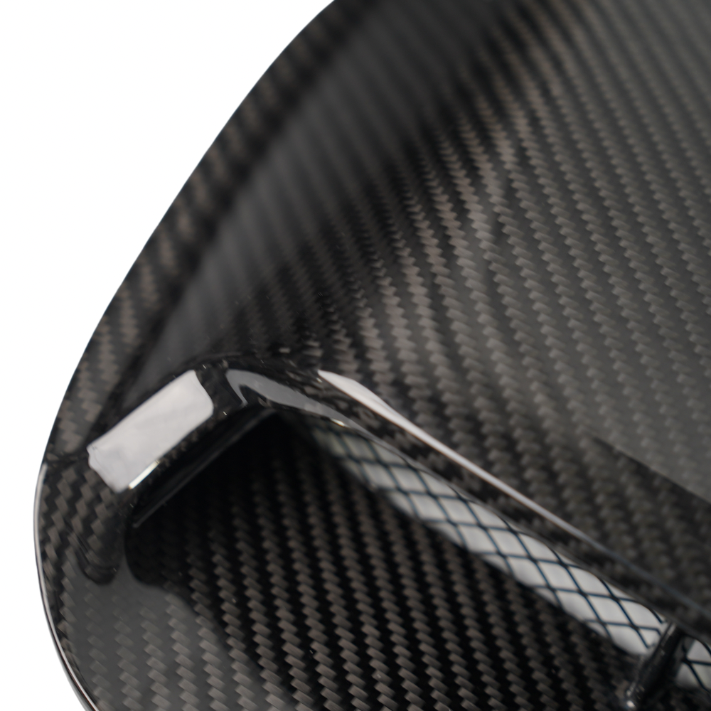 JDMuscle 22-24 Subaru WRX Tanso Carbon Fiber GC8 Style Version 2 Hood Scoop