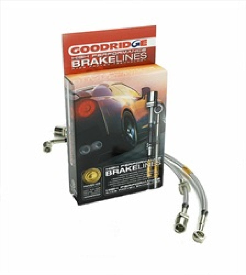 Goodridge [96-00 Civic] G-Stop Stainless Steel Brake Line Kit - Silver