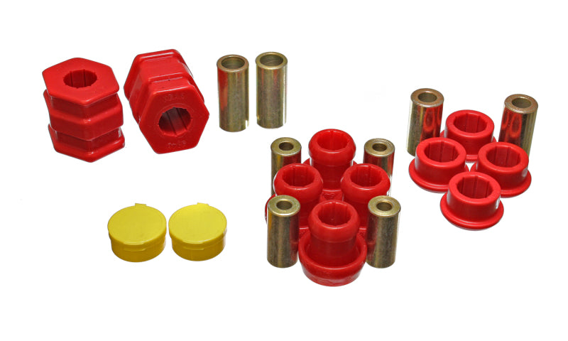 Energy Suspension [99-00 Civic] Front Control Arm Bushing Set - Red Polyurethane, Part Number 16.3115R